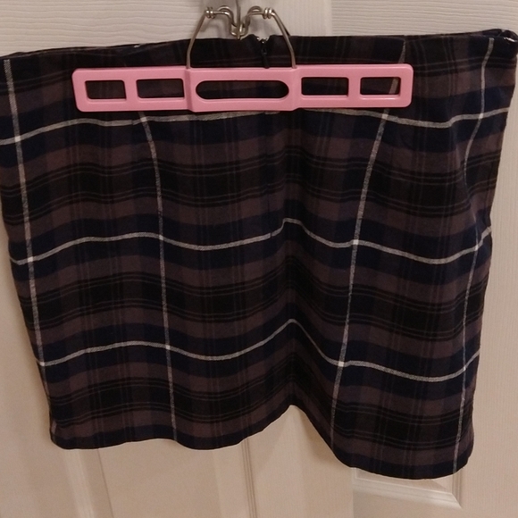 Size 14 blue gray School girl teacher mini Tommy Hilfiger skirt - Picture 2 of 10